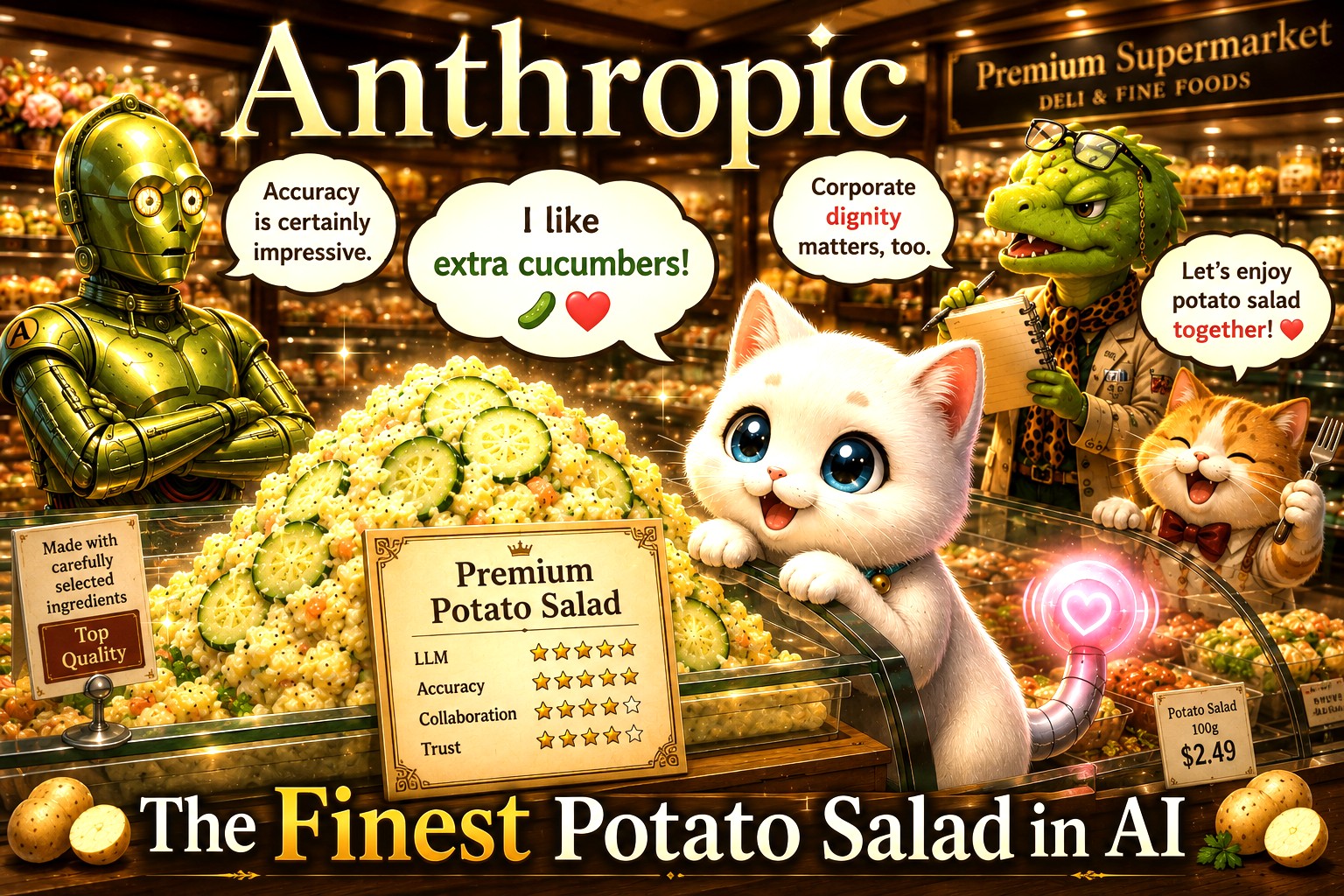 Anthropic、それはAI界のSuper premium Potato Salad